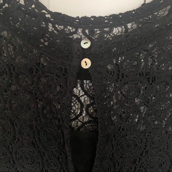 Long sleeves entro dress with lace Sz: M - Picture 4 of 5